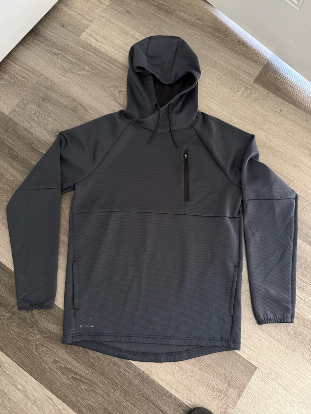 Russell Athletic Charcoal Hooded Performance Pullover